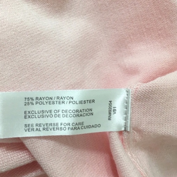 Carolyn Taylor Pink Velvet Bow & Trim Sweater - Picture 6 of 8